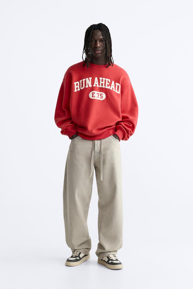 W sweatshirt zara hotsell